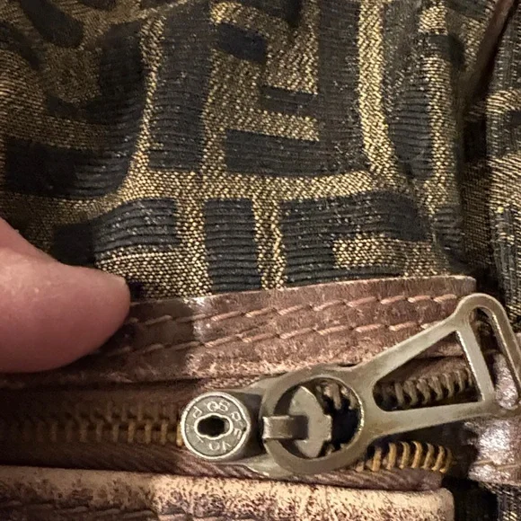 Fendi Monogram Black and Brown Duffel Bag - Picture 10 of 16